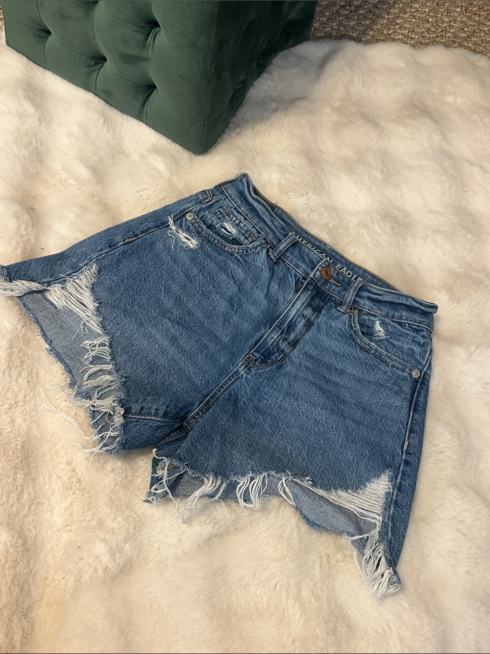 AE high rise shorts